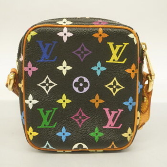 Louis Vuitton Monogram Rift Multicolor Shoulder Bag Black - Picture 15 of 15